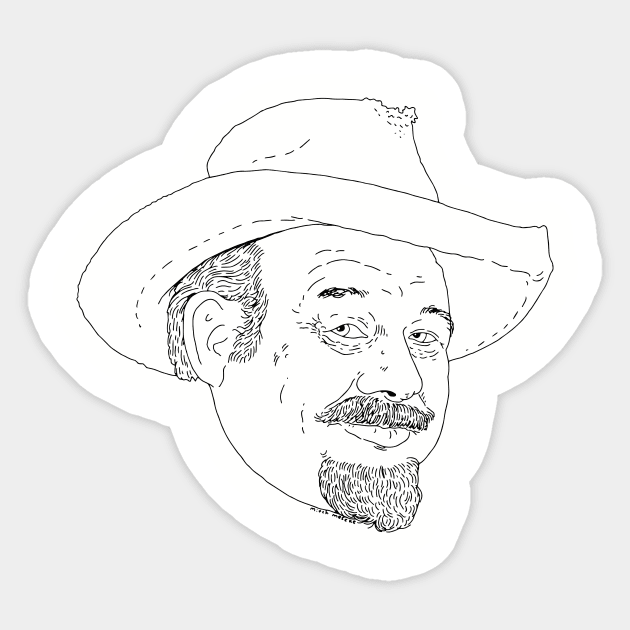 Burl Ives Sticker by TheCosmicTradingPost